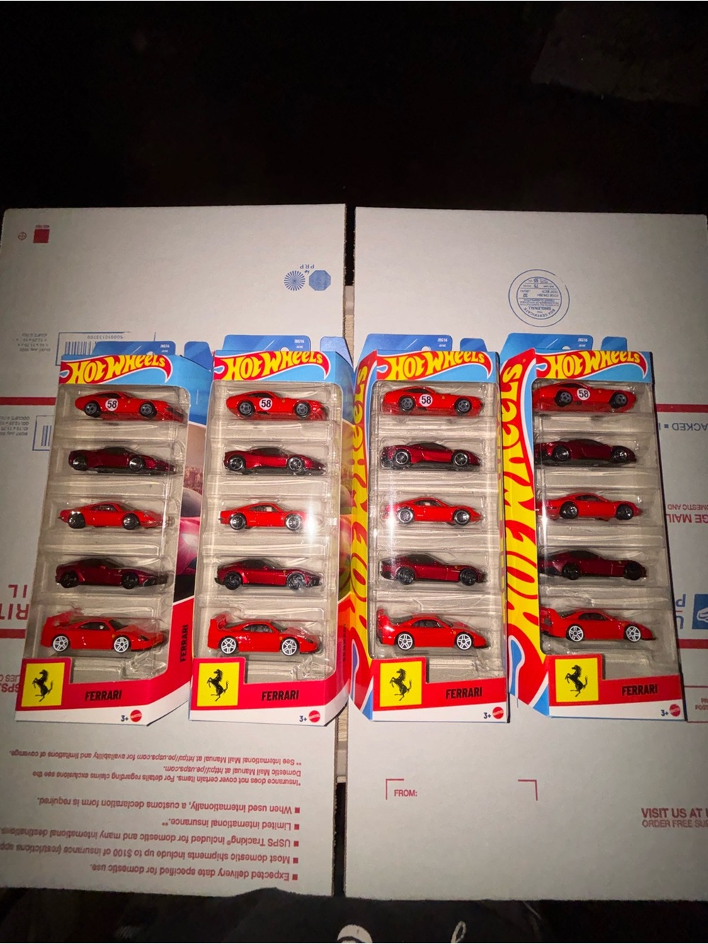 HOT WHEELS FERRARI 5-PACK SET LOT OF 4 🆒